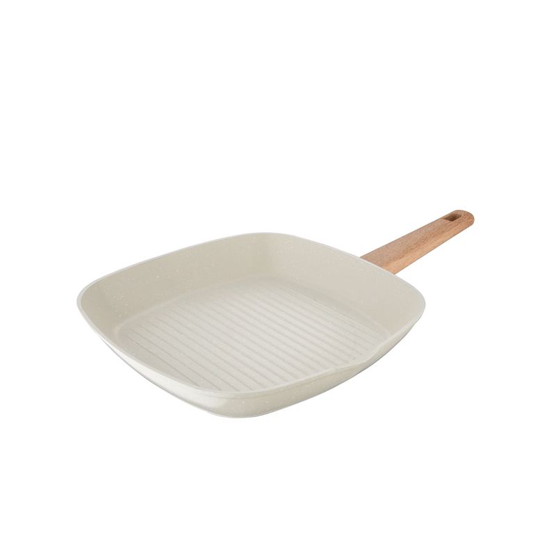 BERGNER - Sartén Asador 28x28 cm Naturally  Aluminio Forjado Apto Inducción