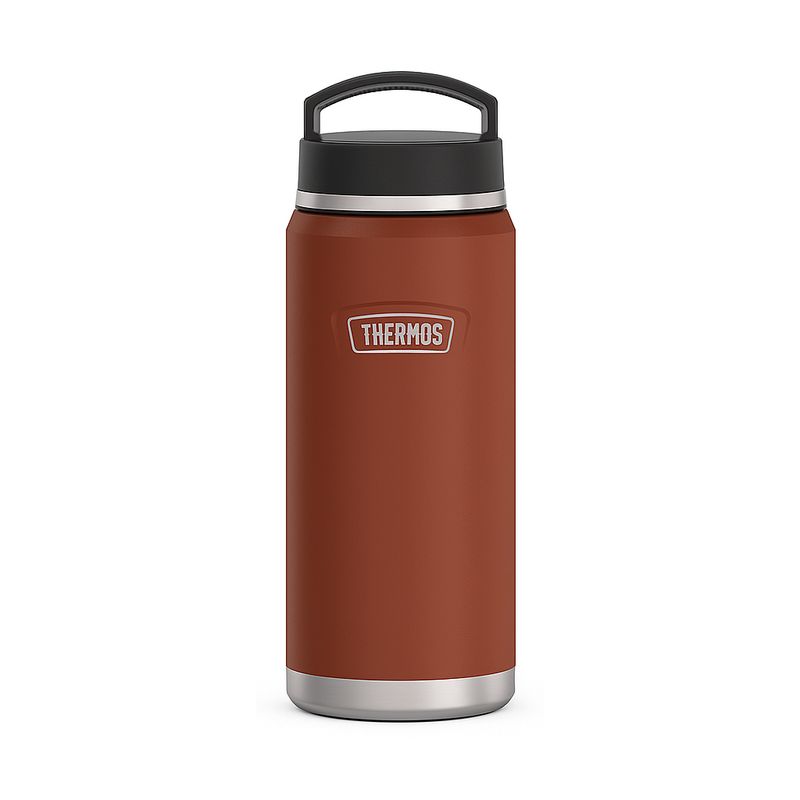 THERMOS - BOTELLA HIDRATACION ACERO INOXIDABLE DOBLE PARED TAPA ROSCA 40oz  1200ml CAFÉ