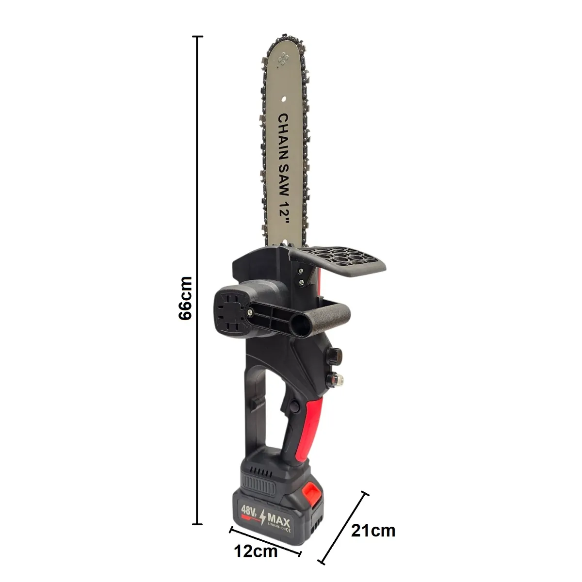 GENERAL - Motosierra Electrica 12 Pulgadas 2 Baterias Recargable 48W DDJ-001