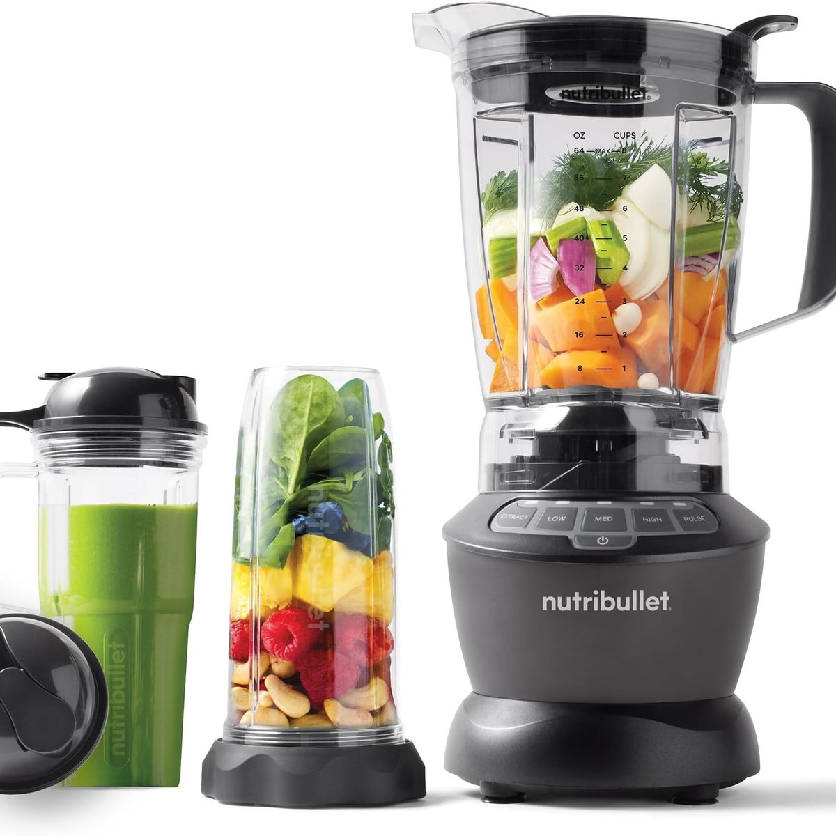 NUTRIBULLET - Licuadora Profesional Nutribullet 1200W Extractora de Nutrientes