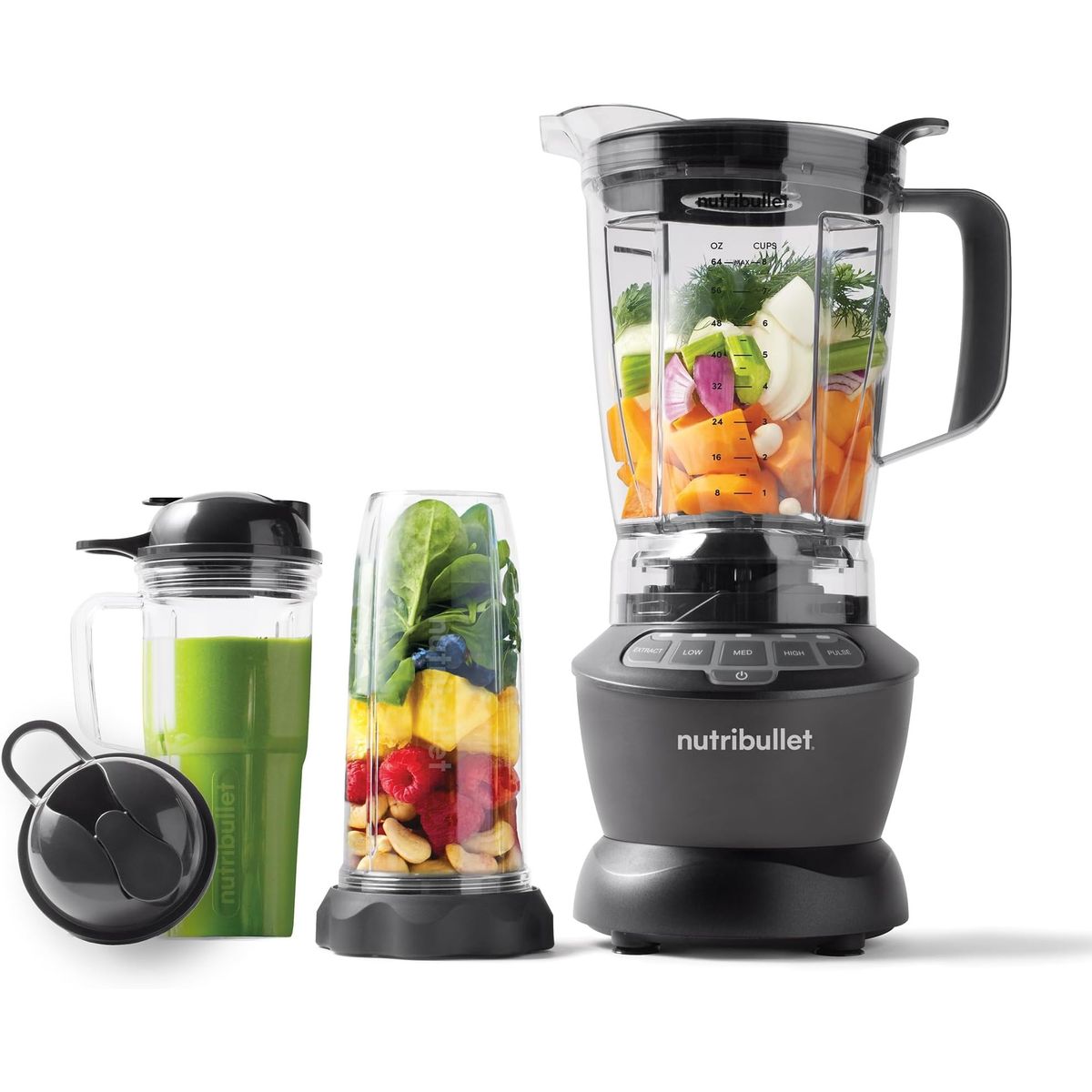 NUTRIBULLET - Licuadora Profesional Nutribullet 1200W Extractora de Nutrientes