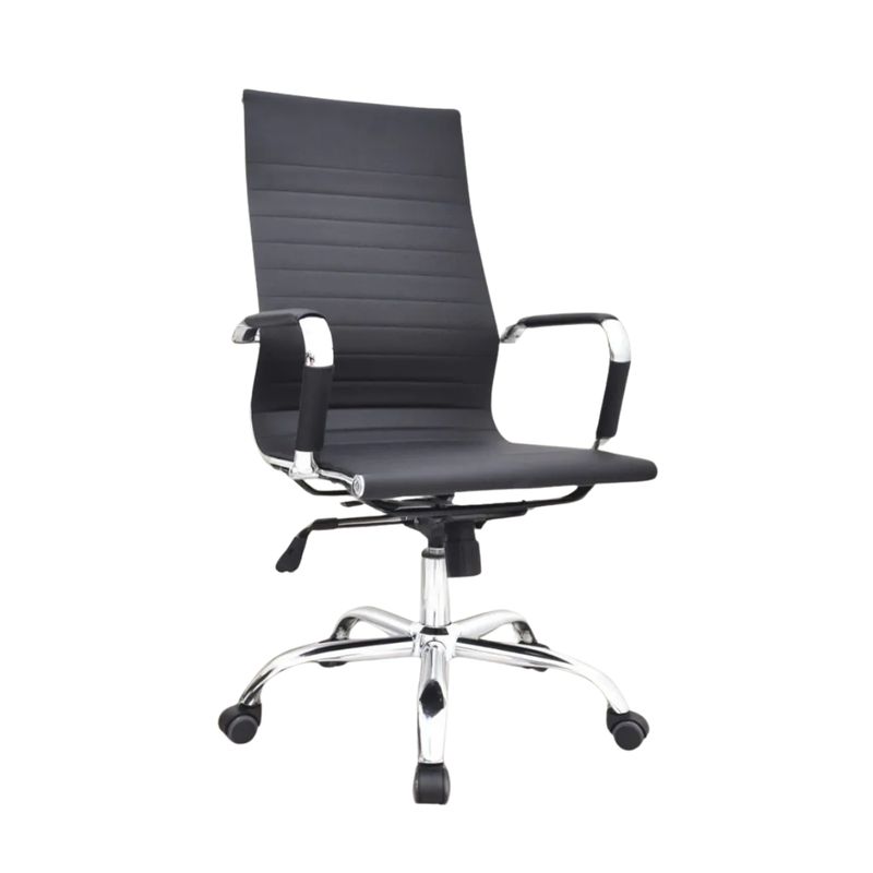 BONNO - Silla De Escritorio Espaldar Alto Boss Eco Bonno Moderna Color Negro