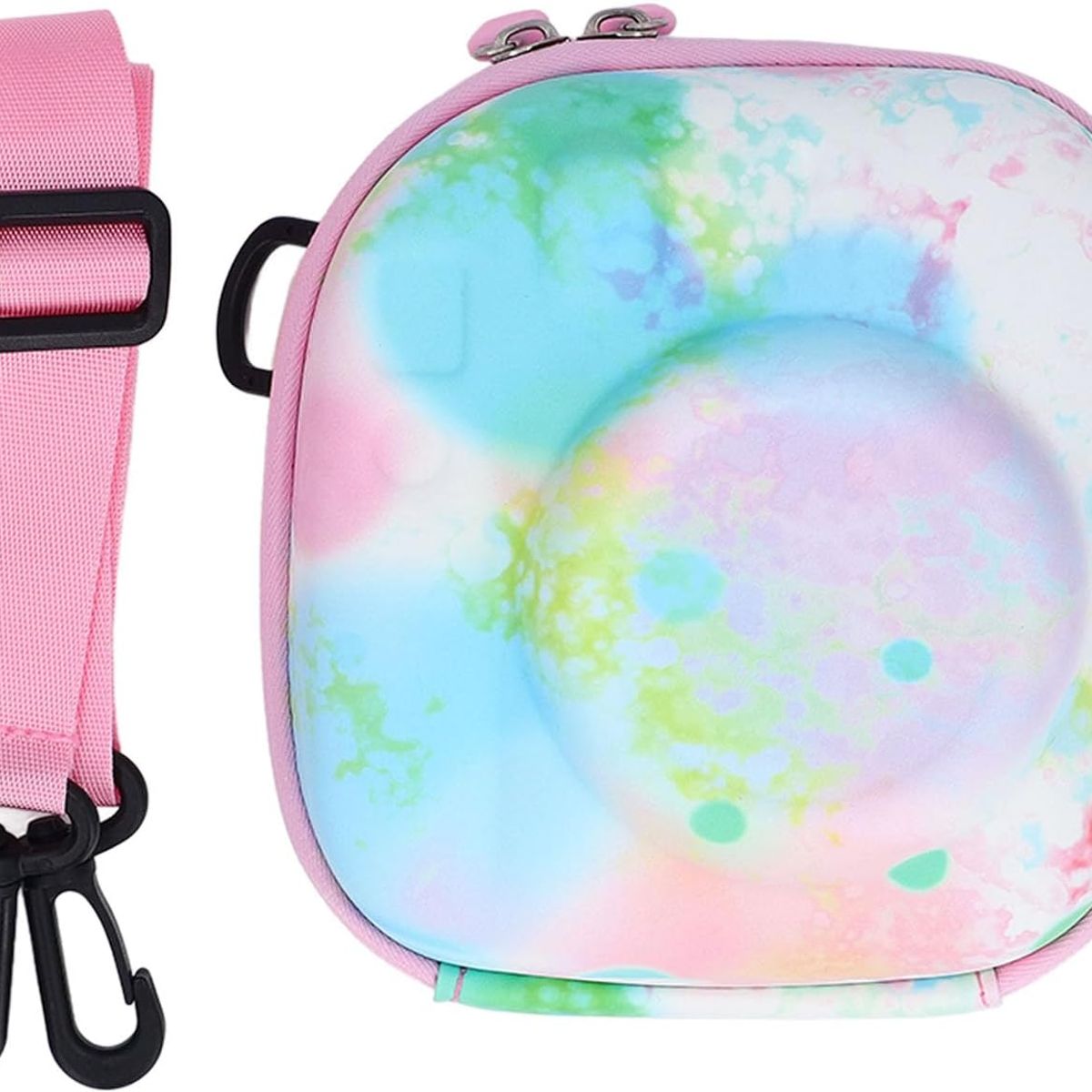 GENERICO - Estuche Universal Duro Eva Instax Mini 1211987+40 BUBBLE WATERCOLOR