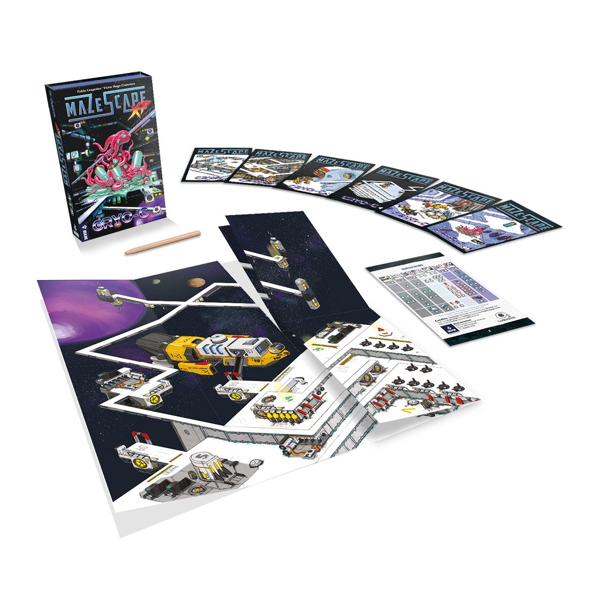 DEVIR - Juego De Mesa Mazescape Cryo-c Devir Para Niños