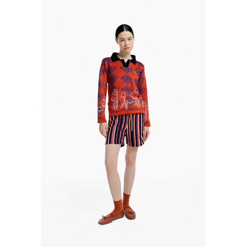 MAGLIONE - Camibuso Polo Flor de Paramo manga larga