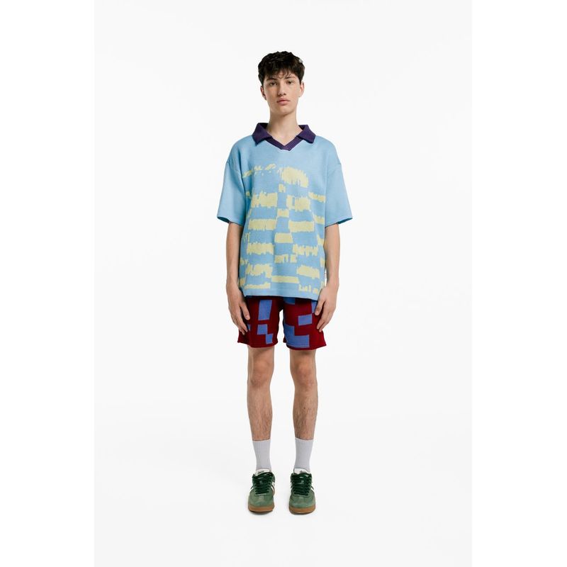 MAGLIONE - Camiseta Polo Cuadros manga corta