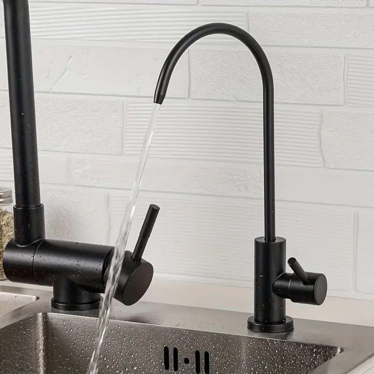 GENERICO - Purificador de Agua con Grifox Black Aqualine x 12 Meses Aguadox