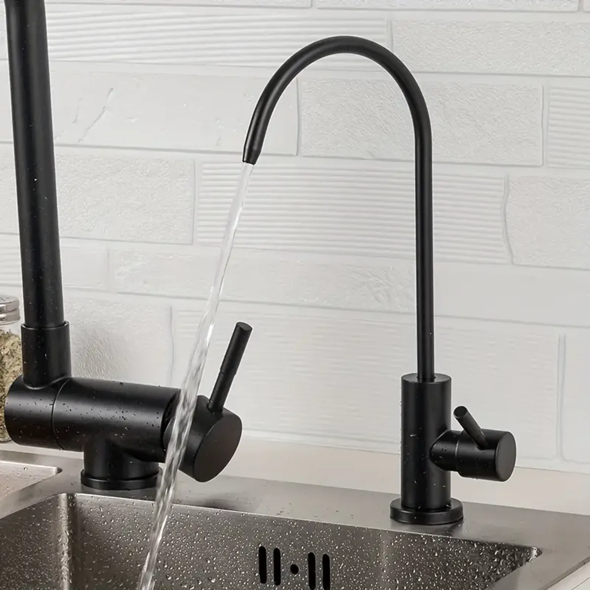 GENERICO - Purificador de Agua con Grifox Black Aqualine x 12 Meses Aguadox