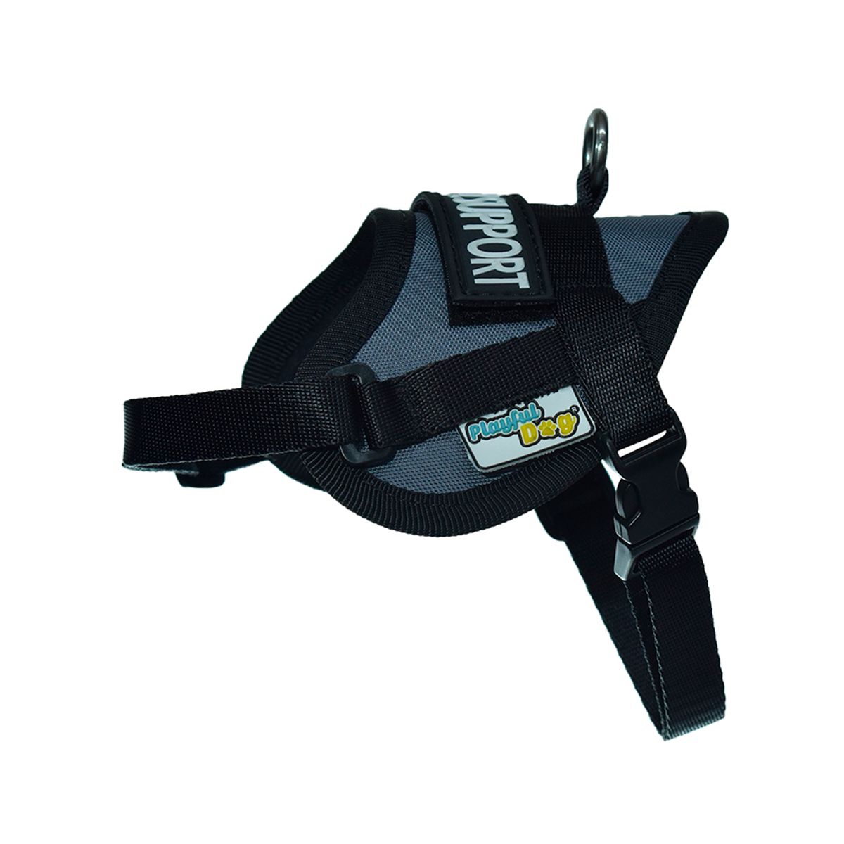 GENERICO - Arnes K9 Talla XS Gris Con Parche Emotional Support