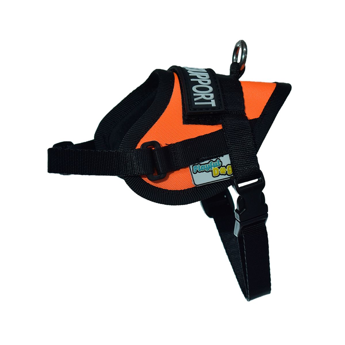 GENERICO - Arnes K9 Talla XS Naranja Con Parche Emotional Support