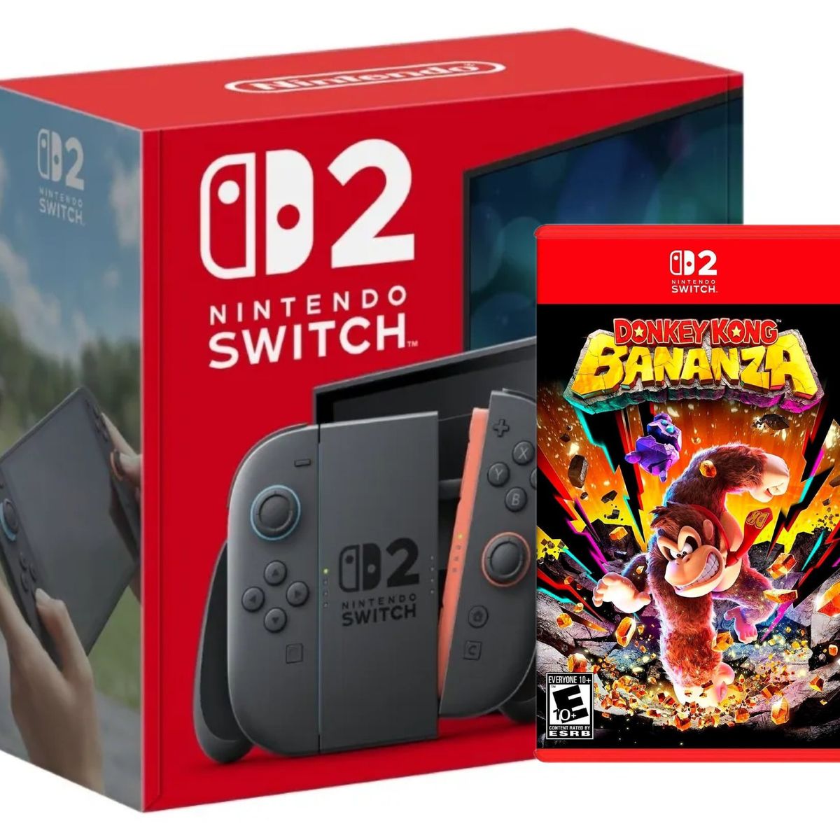 NINTENDO - Consola Switch 2 + Donkey Kong Bananza Fisico