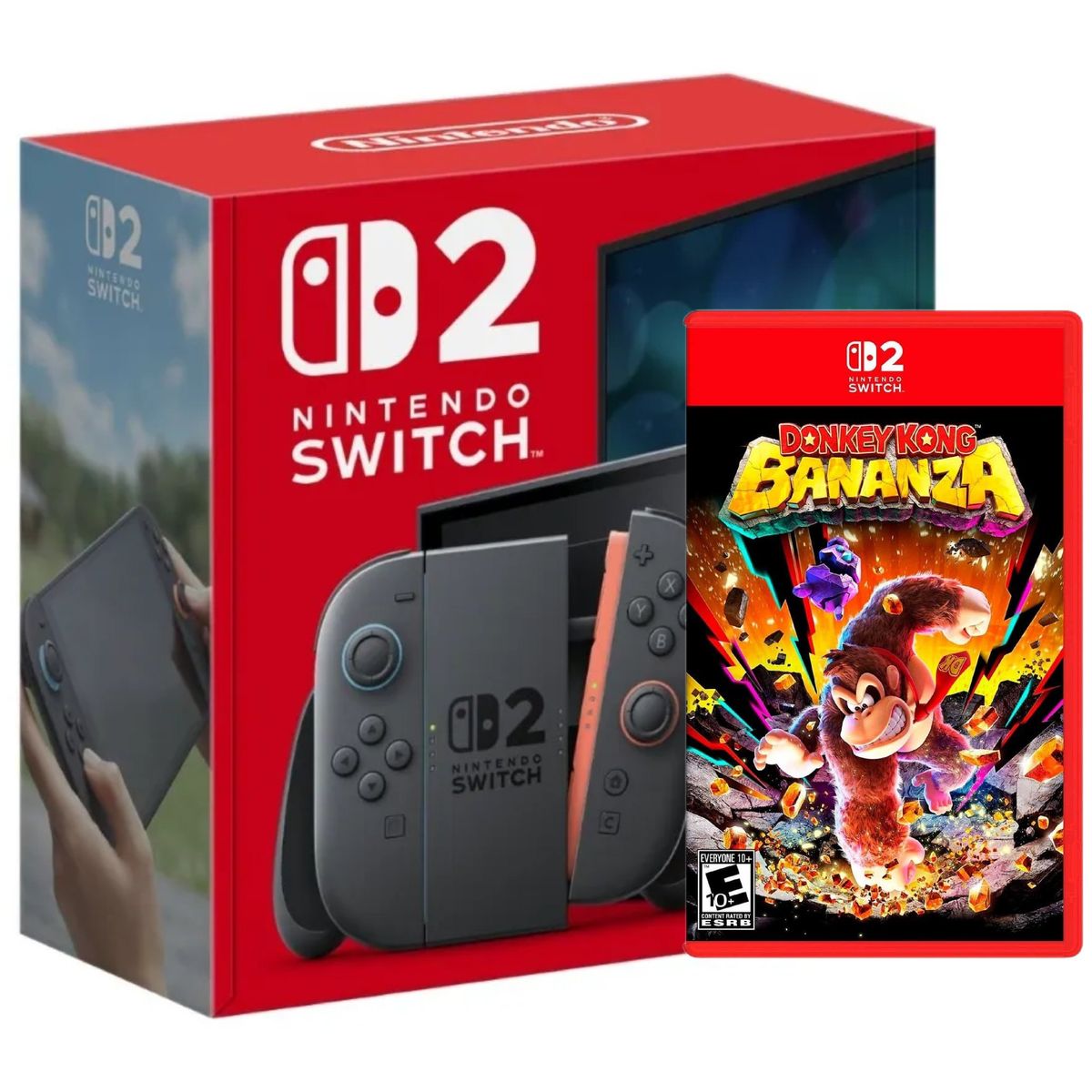 NINTENDO - Consola Switch 2 + Donkey Kong Bananza Fisico