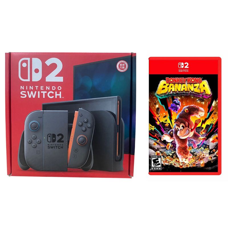 NINTENDO SWITCH - Consola Nintendo Switch 2 + Donkey Kong Bananza Fisico