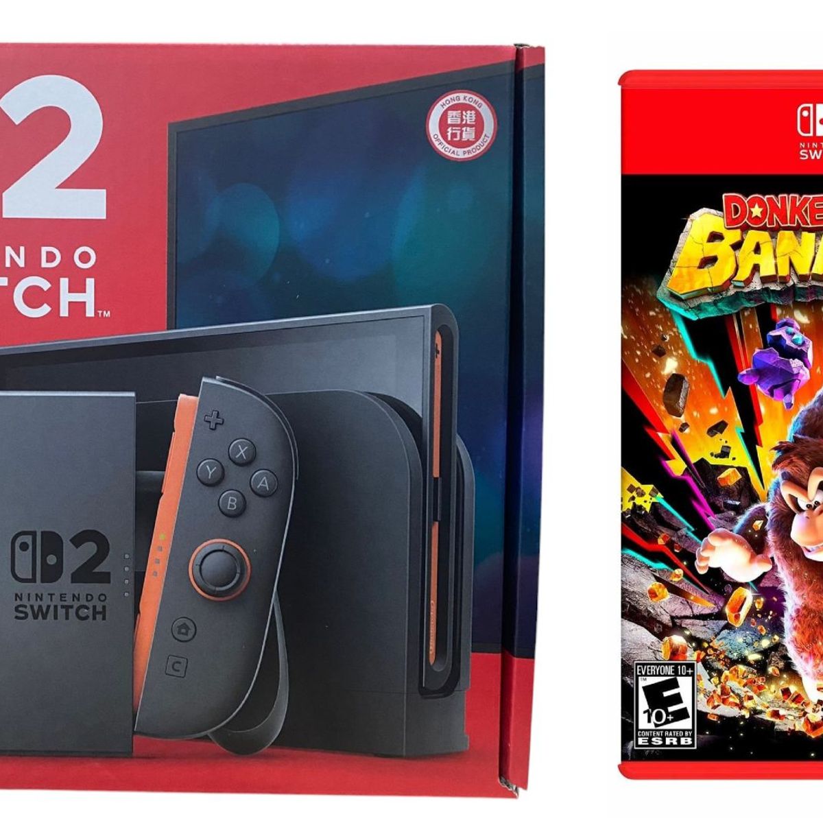 NINTENDO - Consola Switch 2 + Donkey Kong Bananza Fisico