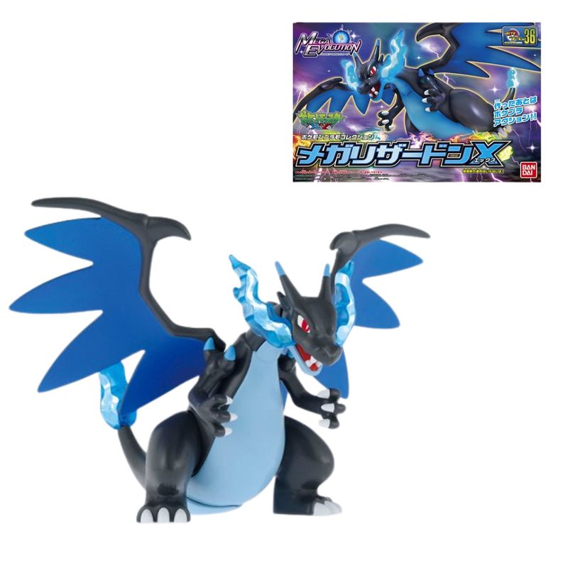 BANDAI - Juguete Pokémon Model Kit Armable Mega Charizard X
