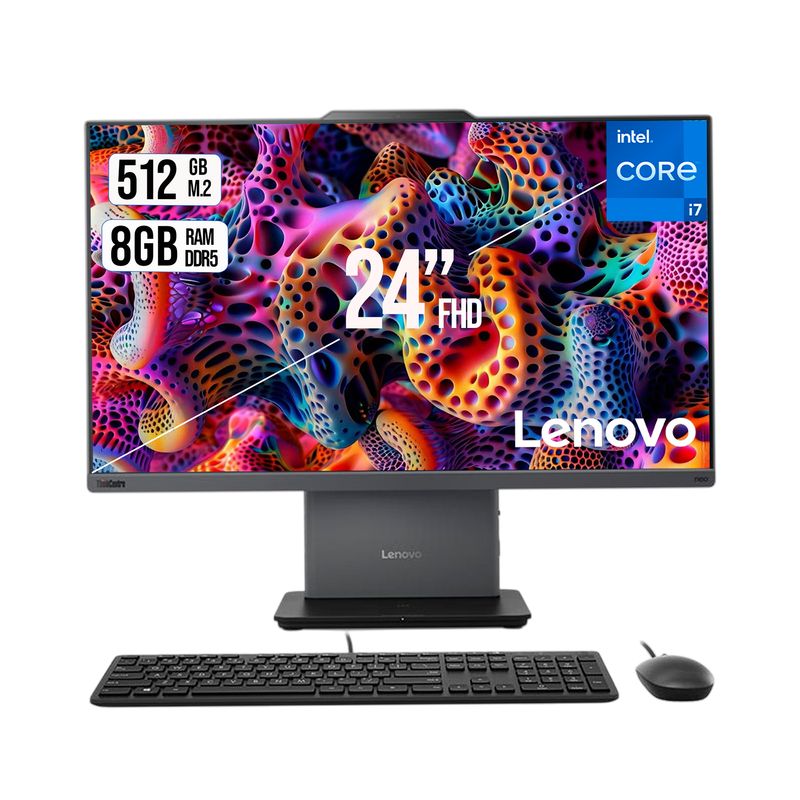 LENOVO - TODO EN UNO LENOVO NEO 50A INTEL CORE I7-13620H SSD 512GB  RAM 8GB LED 24 FHD