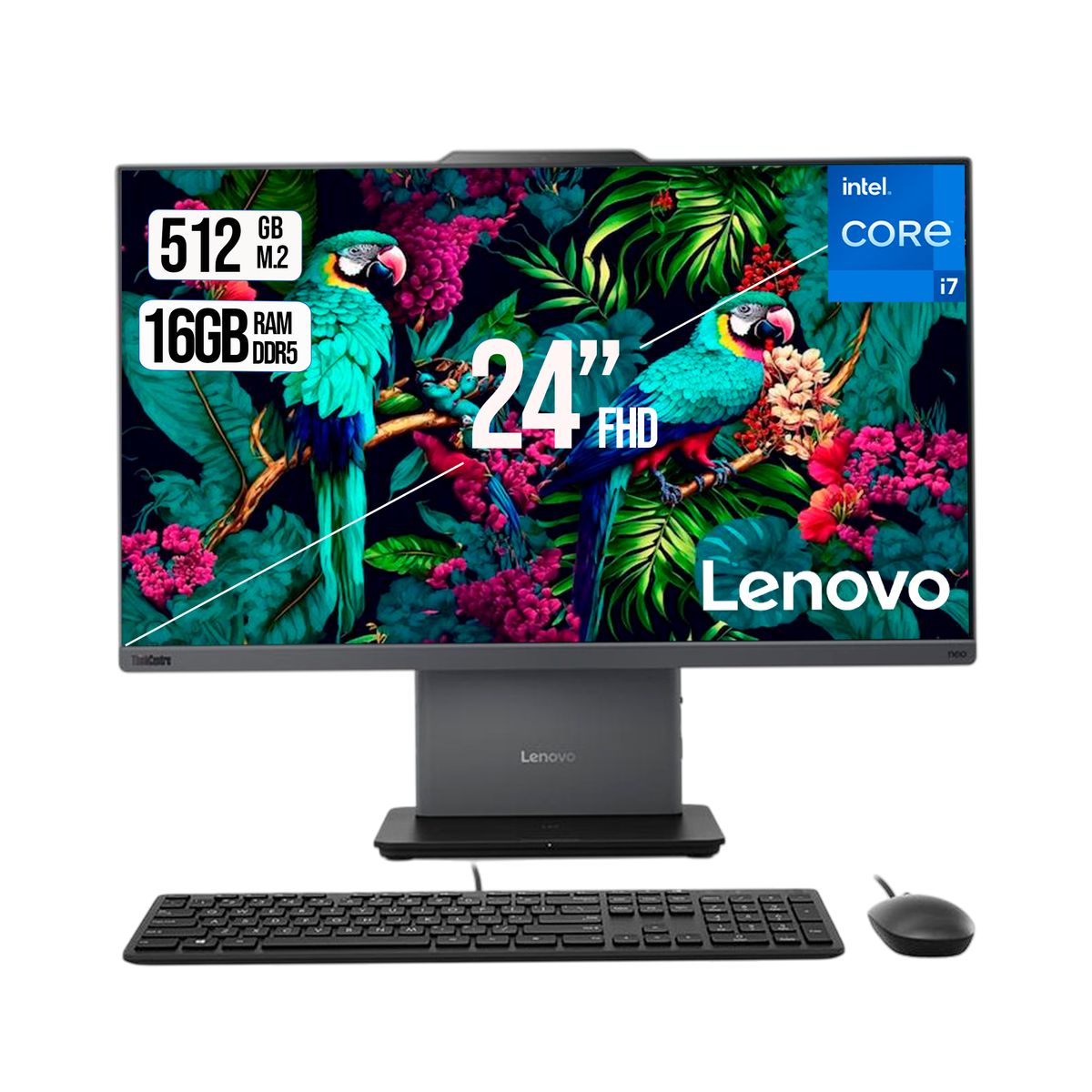 LENOVO - TODO EN UNO LENOVO NEO 50A INTEL CORE I7-13620H SSD 512GB RAM 16GB LED 24 FHD