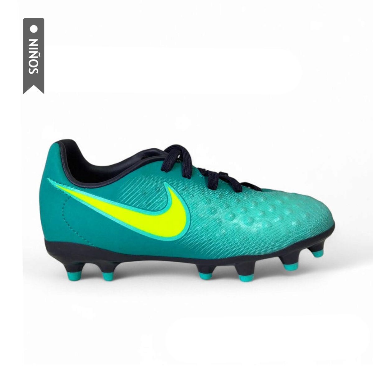 NIKE - Guayos Nike Magista Opus Ii Fg Niño-Verde