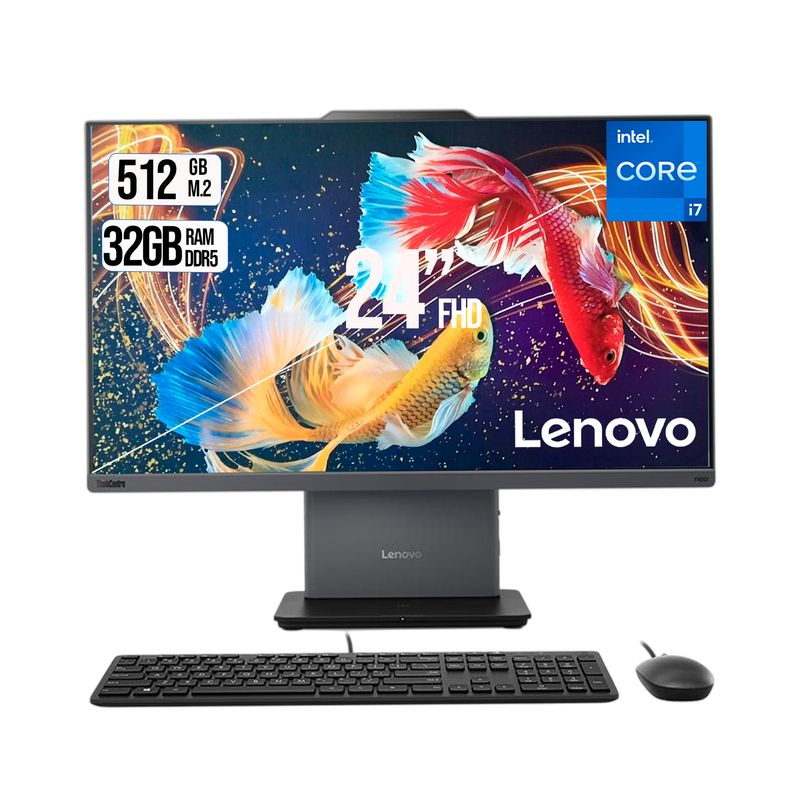 LENOVO - TODO EN UNO LENOVO NEO 50A INTEL CORE I7-13620H SSD 512GB  RAM 32GB LED 24 FHD