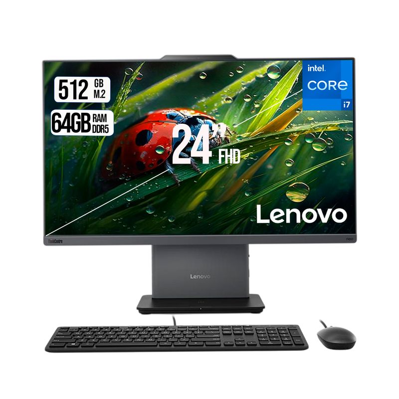 LENOVO - TODO EN UNO LENOVO NEO 50A INTEL CORE I7-13620H SSD 512GB  RAM 64GB LED 24 FHD