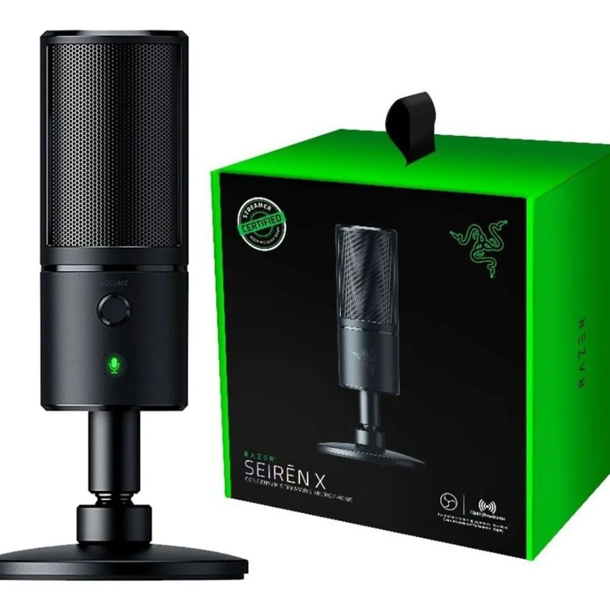 RAZER - Microfono Razer Seiren X Condensador Negro