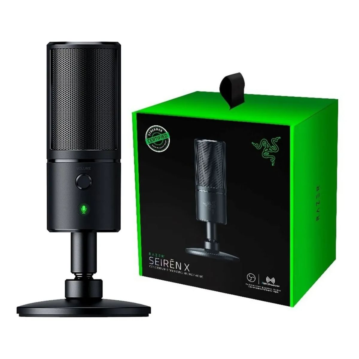 RAZER - Microfono Razer Seiren X Condensador Negro