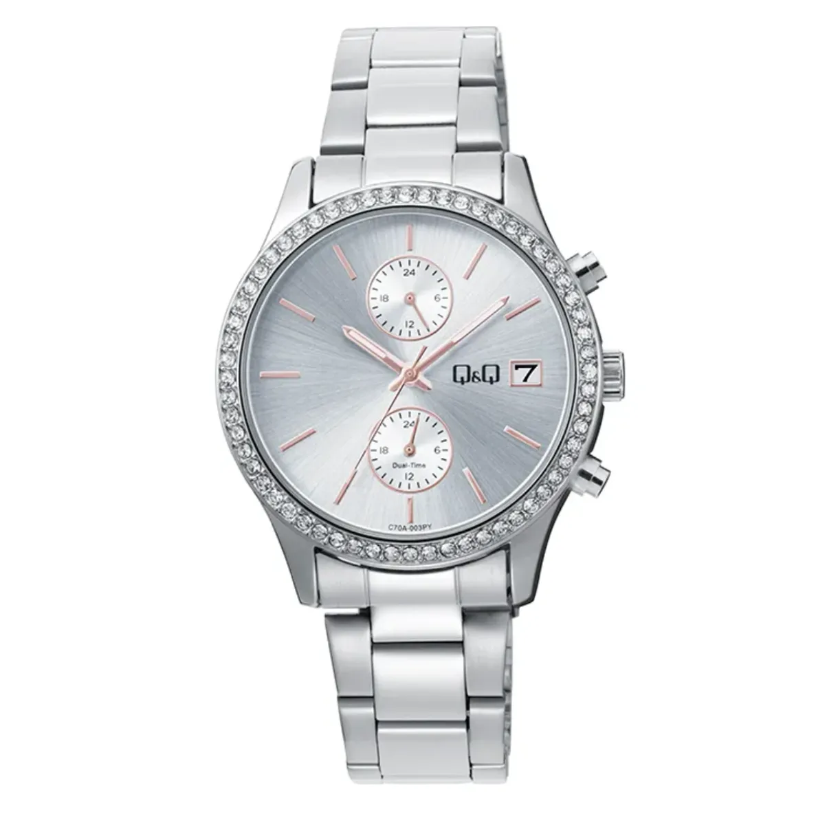 Q&Q - Reloj Q&Q C70A-003PY Diseño Elegante