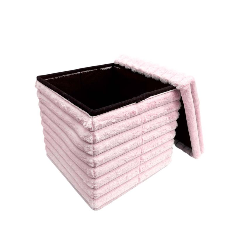 GENERICO - Baúl Plegable Puff Taburete Reposapiés Multiuso LN-241109