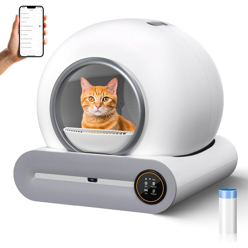 GENERICO - Arenero Automático Para Gatos Con App Y Conexión Wifi