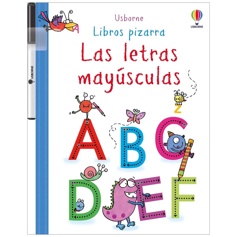 USBORNE - Las Letras Mayúsculas. Libros Pizarra