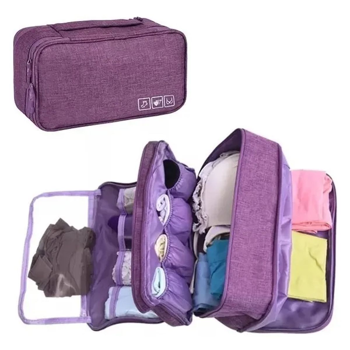GENERICO - Bolso Organizador Ropa Interior Maquillaje Impermeable Viaje