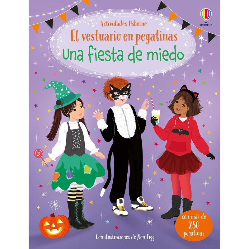 USBORNE - Una Fiesta De Miedo. El Vestuario En Pegatinas
