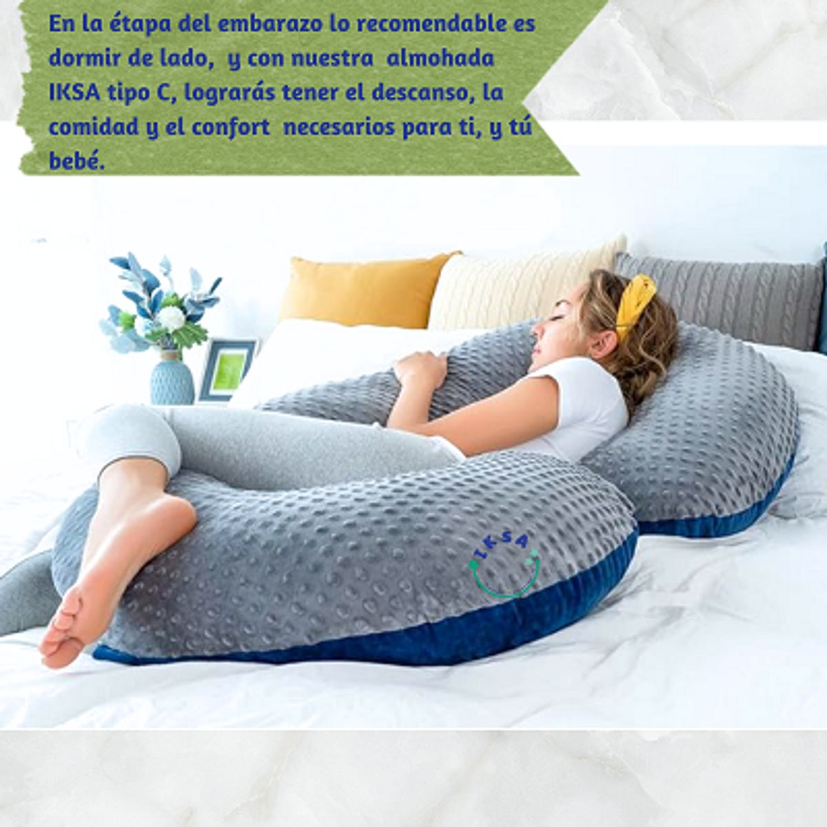 IKSA - Almohada Materna Tipo C Alivio Total