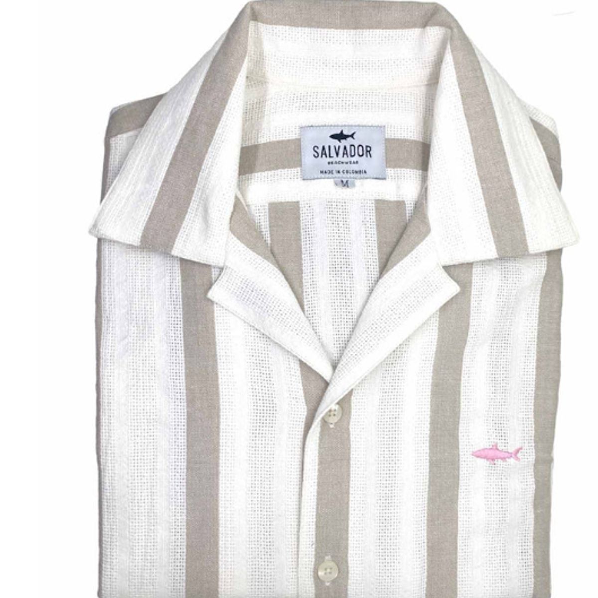 SALVADOR BEACHWEAR - CAMISA RESORT BLANCA R ARENA