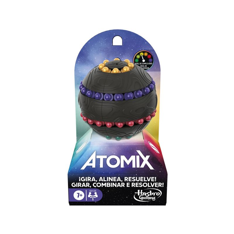 HASBRO GAMING - Juego Atomix Gira Alinea Resuelve Hasbro Gaming
