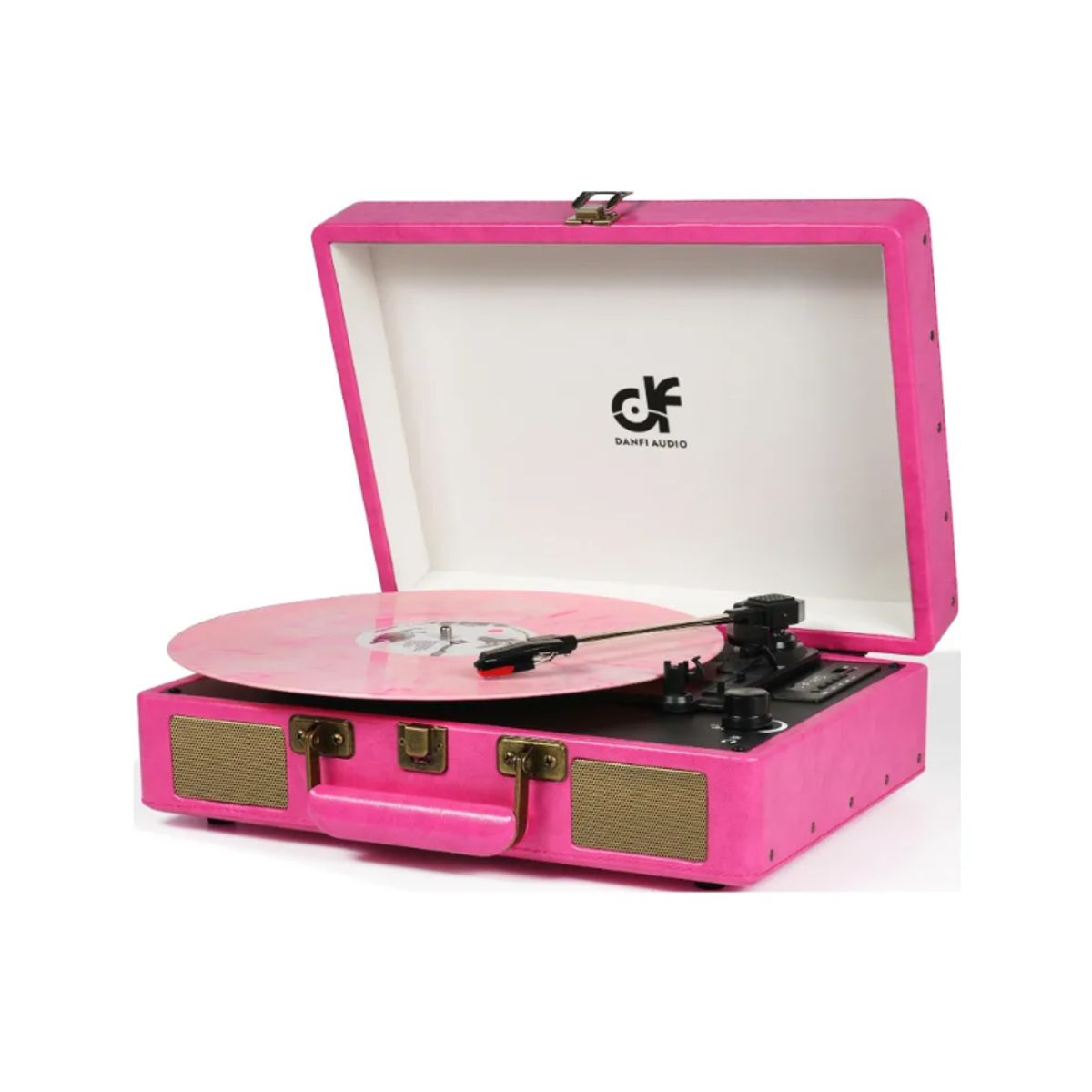 AMERICAN GENERICS - Tocadiscos Ochenta Vintage Bluetooh Maleta Portatil Victrola