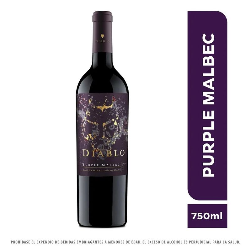 CONCHA Y TORO - VINO DIABLO PURPPLE MALBEC 750 ML