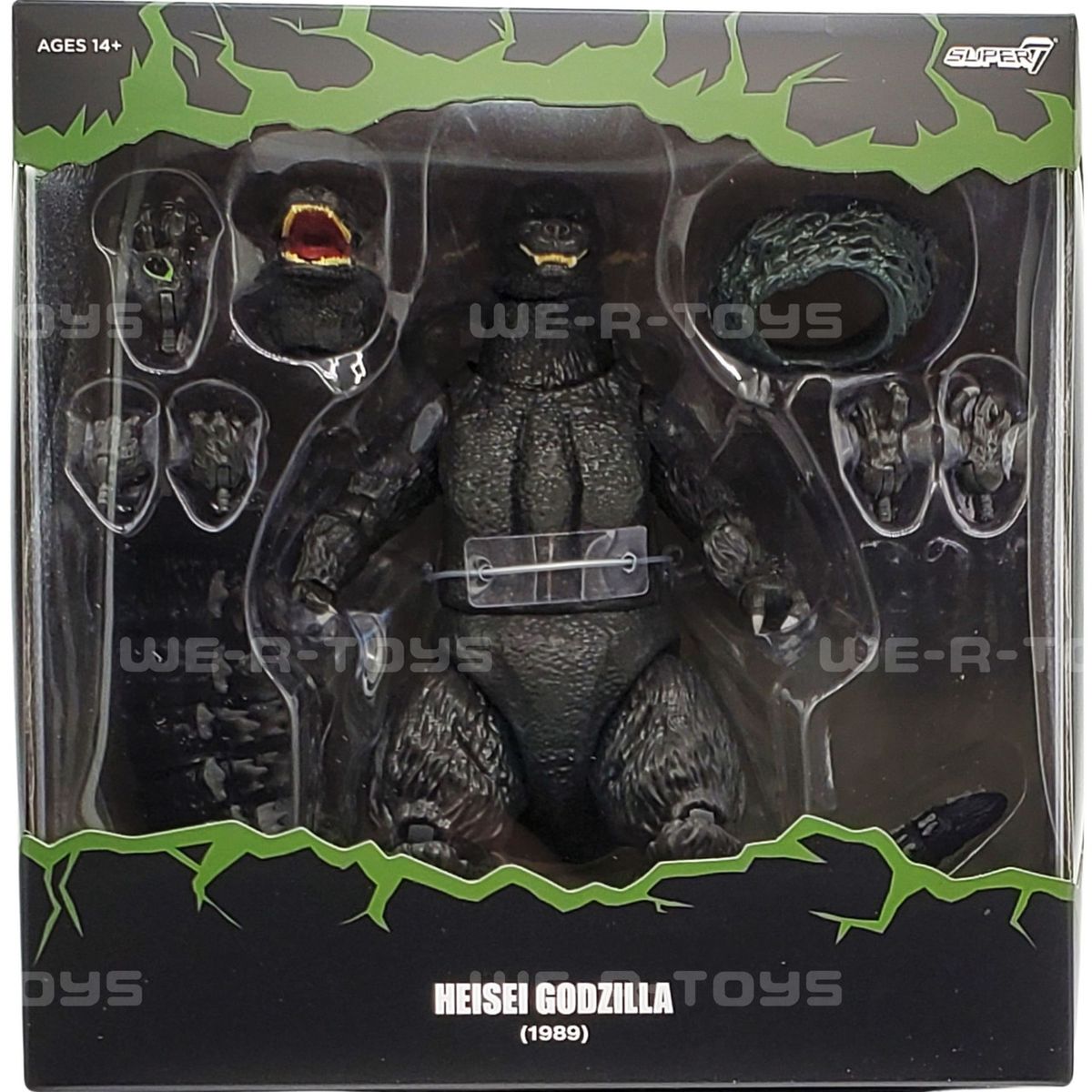 SUPER B - Heisei Godzilla Figura Godzilla Vs Biollante Super7 Ultimate