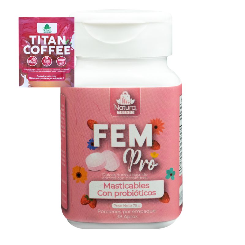 UNMERCO - FEMPRO Probióticos Femeninos x150  Flora Íntima y pH Balanceado