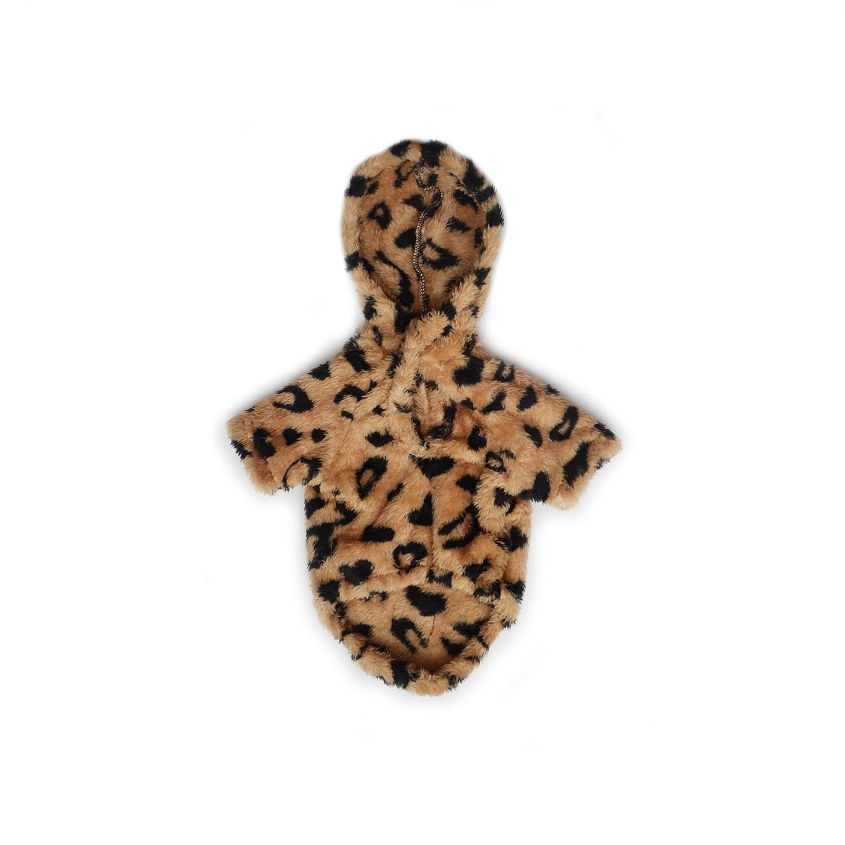 WAWAW - Hoodie XL bisonte camel animal print negro 2