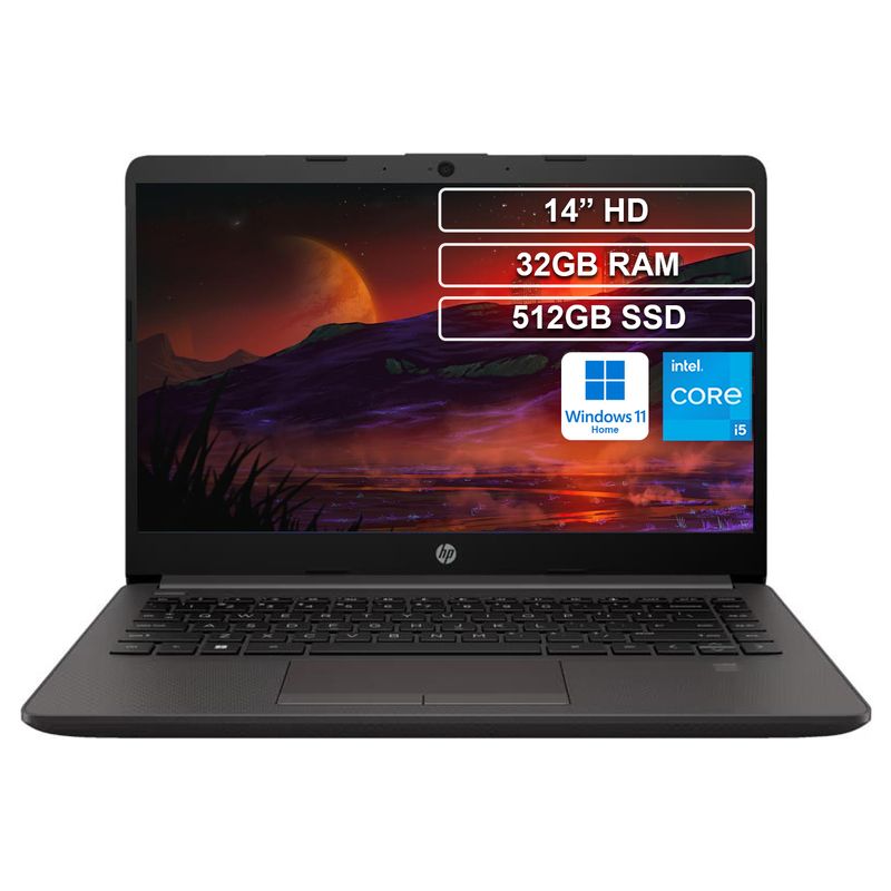 HP - Portátil HP 240R G9 Core i5 1335U 32GB 512GB Win 11 Home
