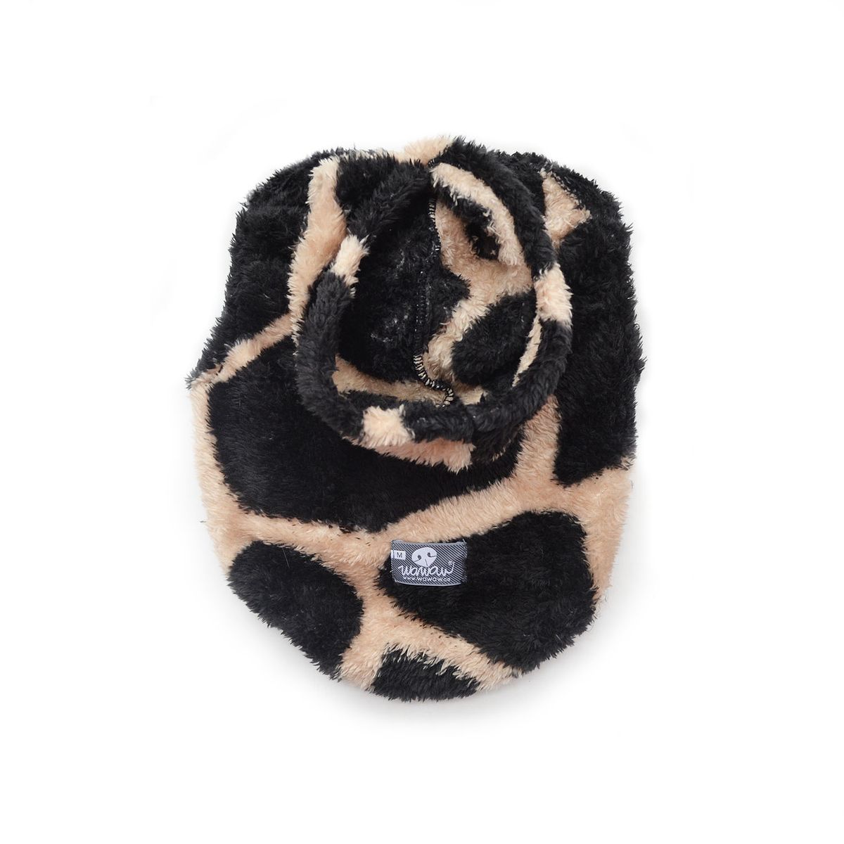 WAWAW - Hoodie L manga sisa camel manchas negras