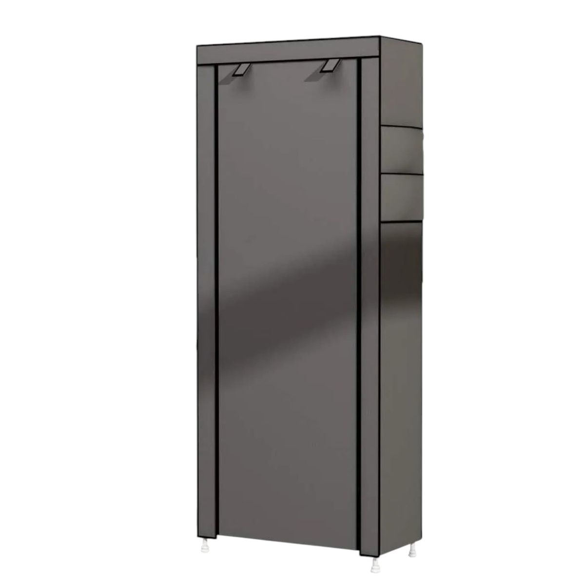 GENERICO - Zapatero Portatil Con Cubierta Para Ahorro De Espacio