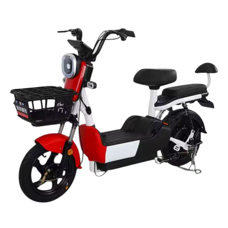 ECO BIKE - BICICLETA ELÉCTRICA 800 WATS ECORIDE  Rojo+Blanco 120Kl
