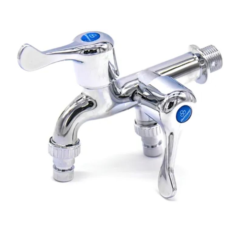 GENERICO - Llave Doble Funcion Para Jardin Baño Lavadora Zf551d Griven