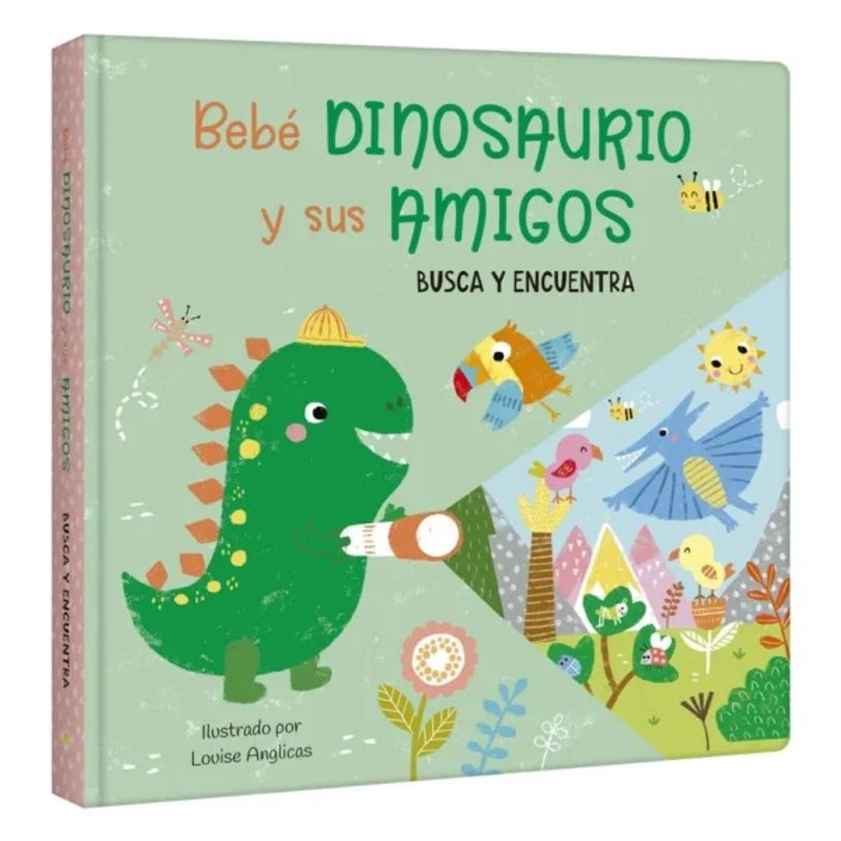 LEXUS - COLECCIÓN BUSCA Y ENCUENTRA LINTERNA BEBÉ DINOSAURIO Y SUS AMIGOS