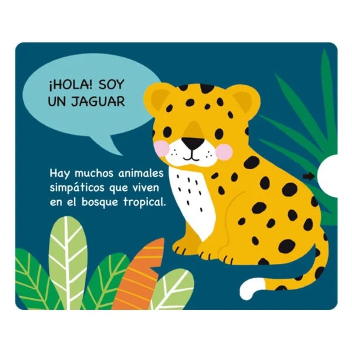 LEXUS - LIBROS CON PESTAÑAS Y DOBLE DESLIZAMIENTO ANIMALES DEL BOSQUE TROPICAL