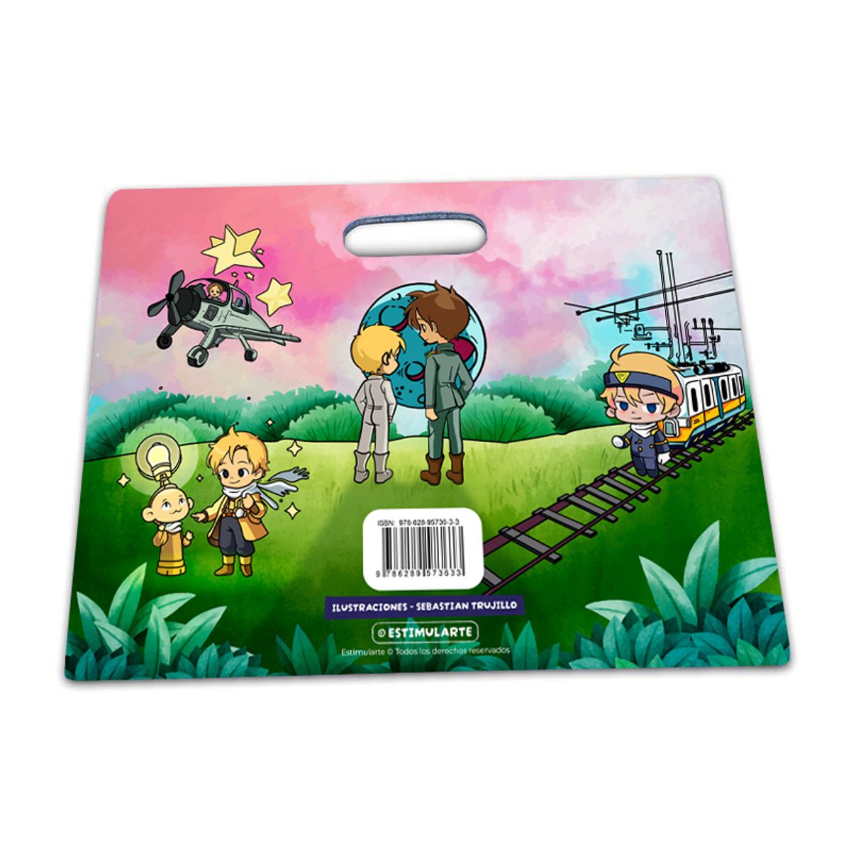 ESTIMULARTE - EL PRINCIPITO THE LITTLE PRINCE CON 75 STICKERS BILINGÜE