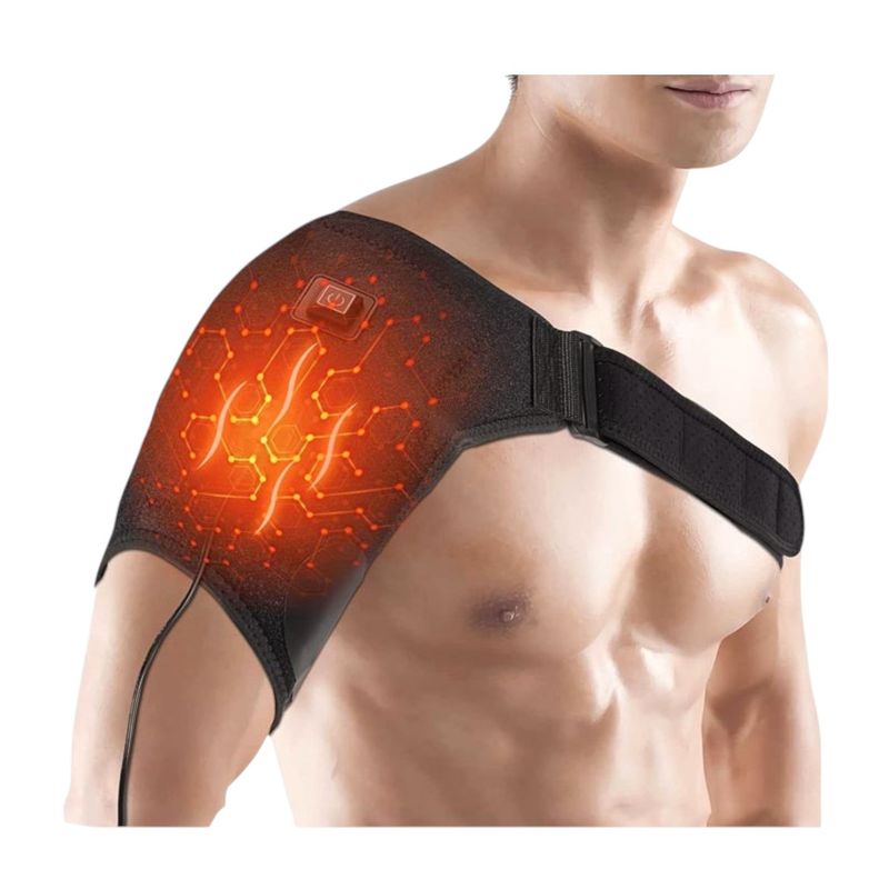 GENERICO - Hombrera Electrica Con Calor Ajustable Y Velcro Firme