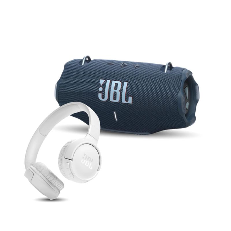 JBL - Xtreme 4 azul con t520 blanco